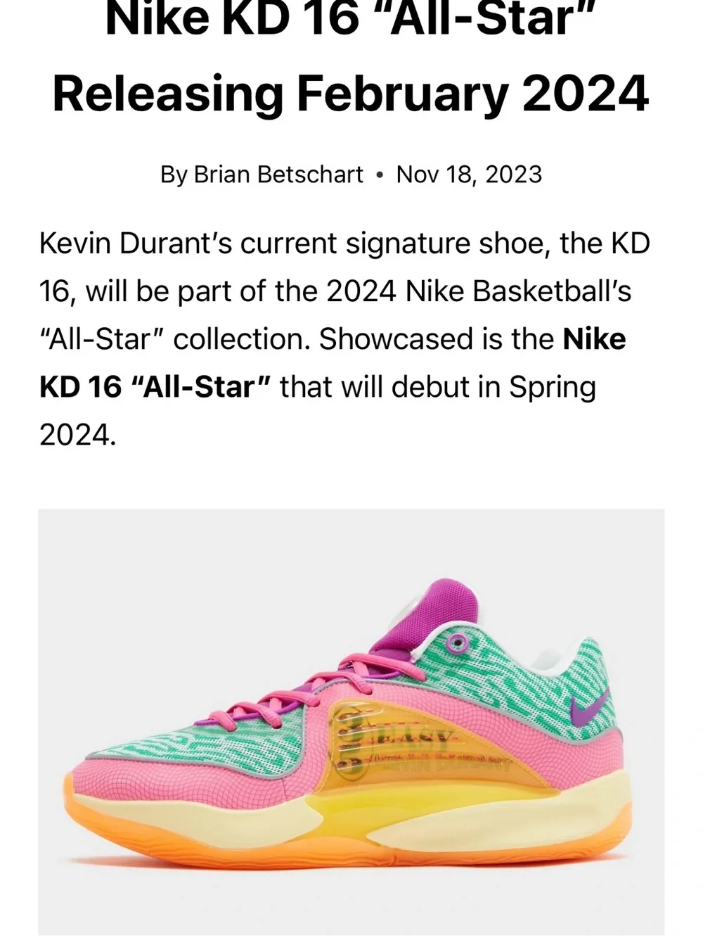 Nike KD 16